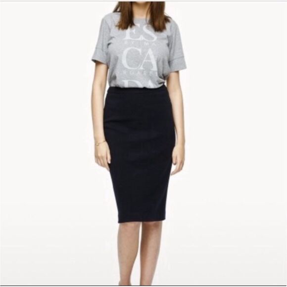 Escada Virgin Wool Knee-length Skirt - Picture 1 of 10